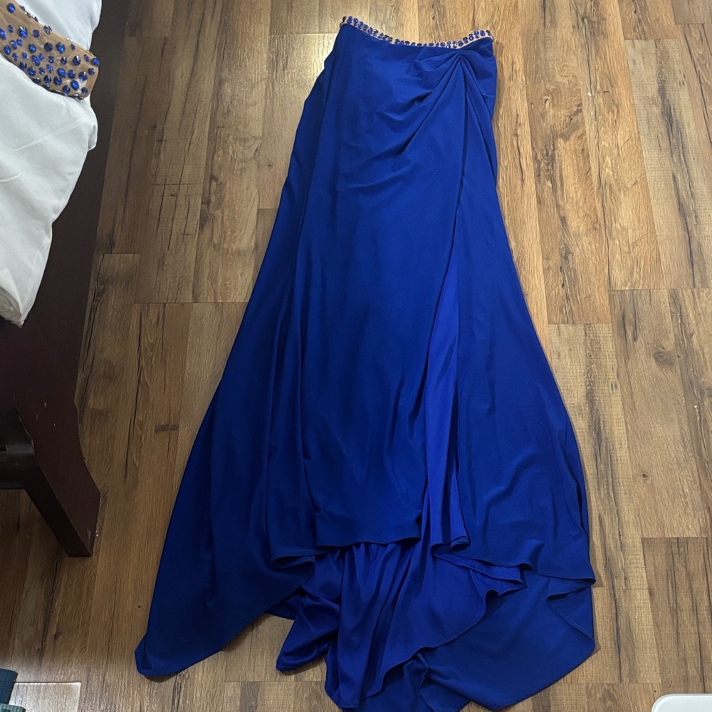 Sherri Hill Royal Blue Prom Dress